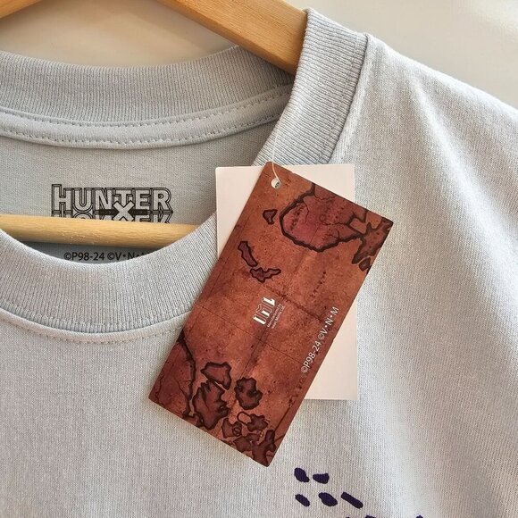 NWT Hunter X Hunter Gon Graphic T-Shirt Light Blue Mens Casual Tee, Size Medium - Picture 5 of 10